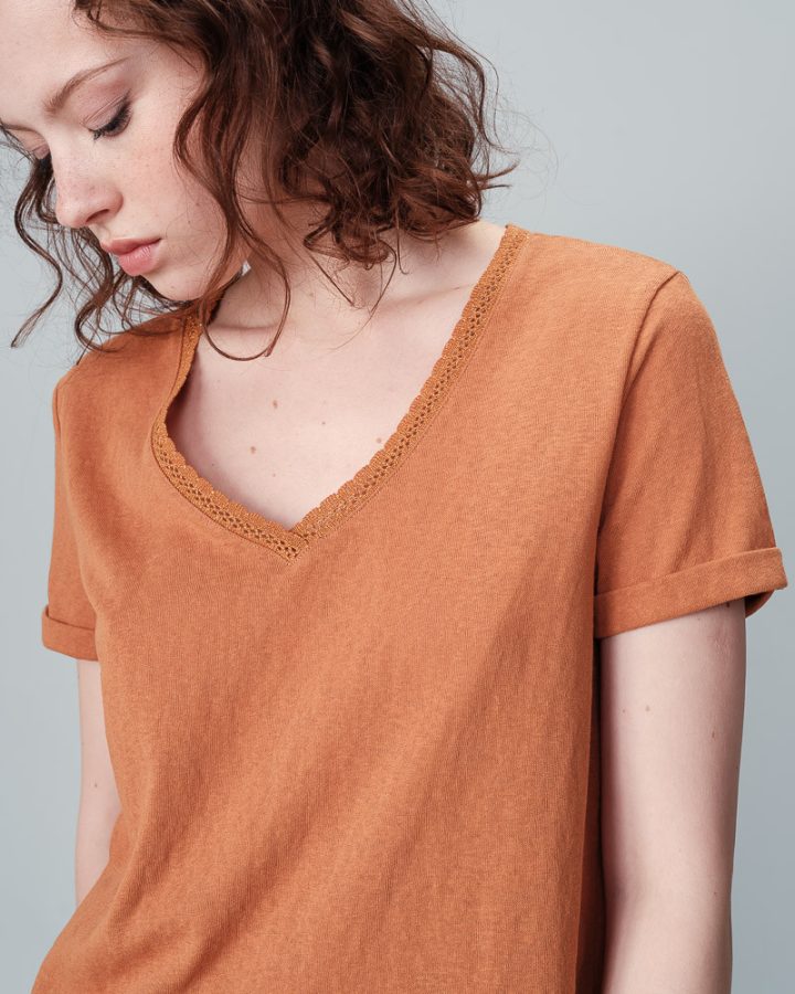 T-shirt Grace & Mila "Noa" Ocre