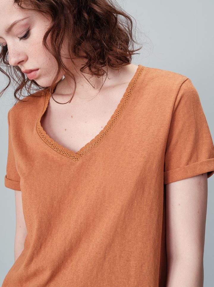 T-shirt Grace & Mila "Noa" Ocre