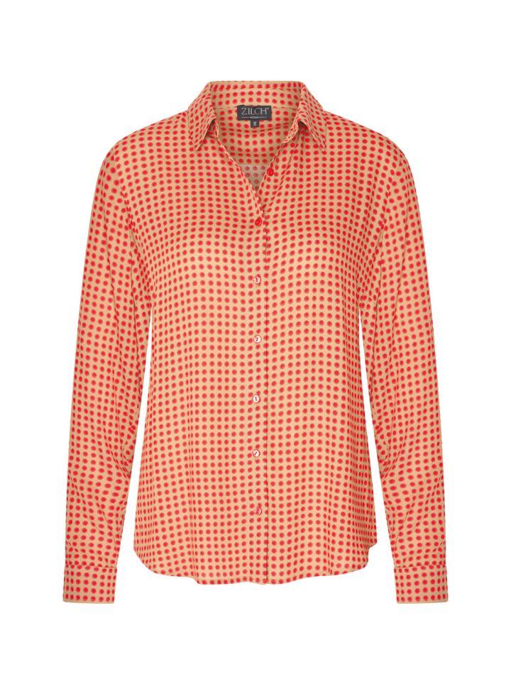 Blouse Zilch "Dots" Tomato